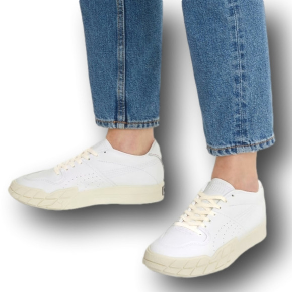 Puma Eris Fantasy Leather Sneakers White 8 - Picture 2 of 14